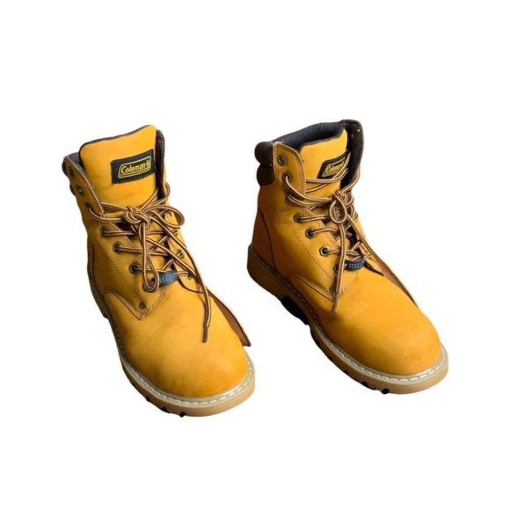 Coleman Workwear Steel Toe Work Boots Graig Men's US 8.5 ASTM F2413-18